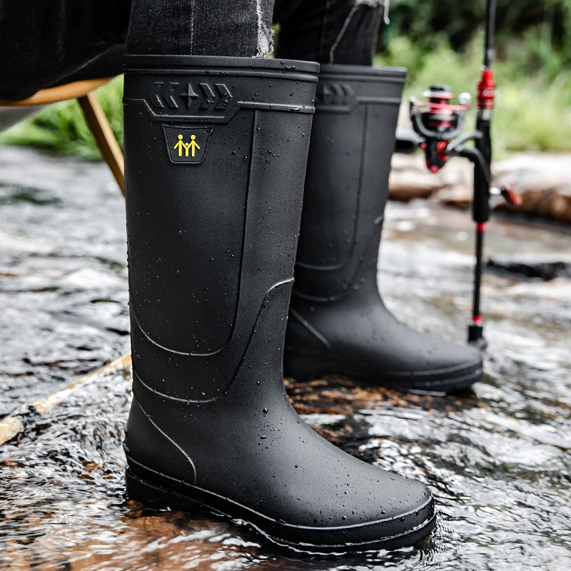 Fishing Boots - Męskie buty przeciwdeszczowe Buty robocze Wsuwane