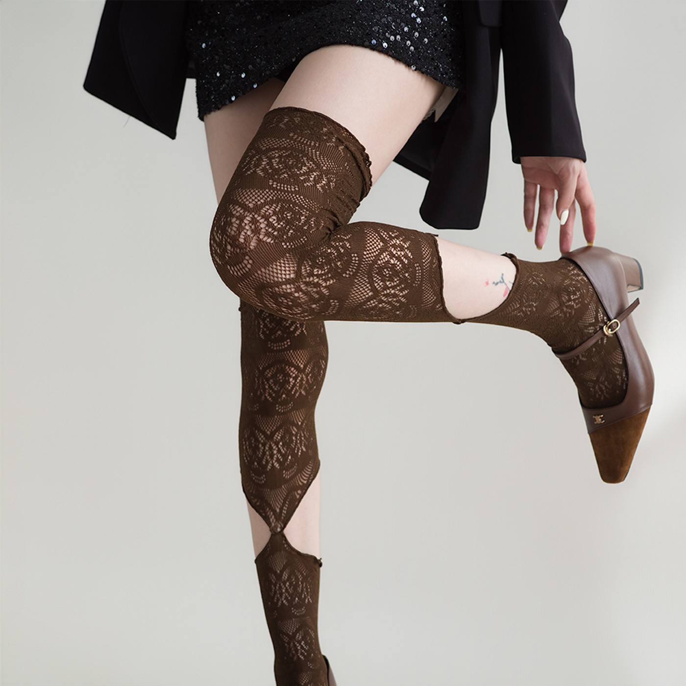 Damskie koronkowe pończochy za – Fishing Socks recenzja i cena
